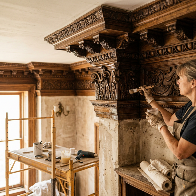 Drying Out Original Woodwork